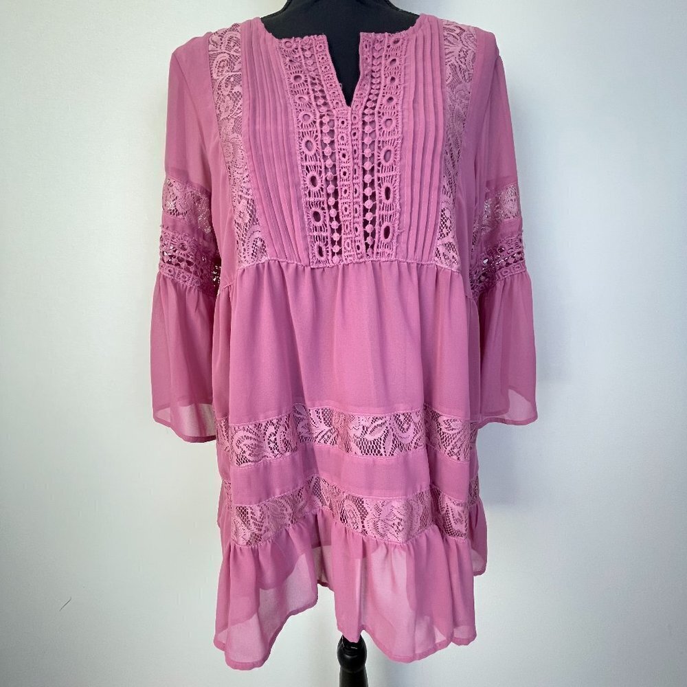 Suzanne Betro Pink Women's Top Size L